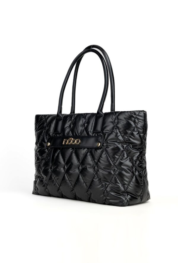 🖤🤍Nobo fekete shopperbag – sportosan elegáns, tágas és modern stílus - Image 2