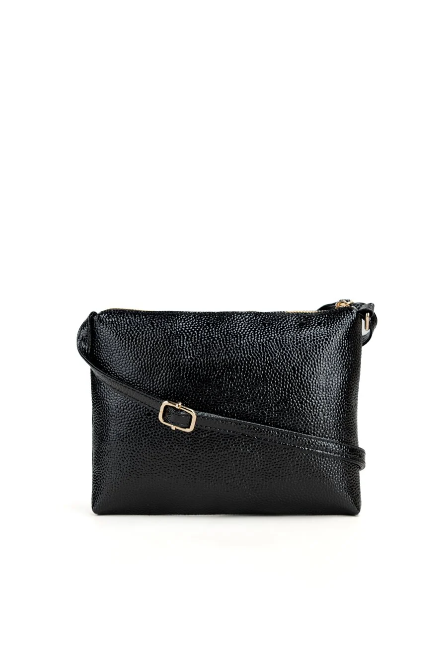 Nobo kis fekete crossbody táska – divatos és könnyű darab - Image 5