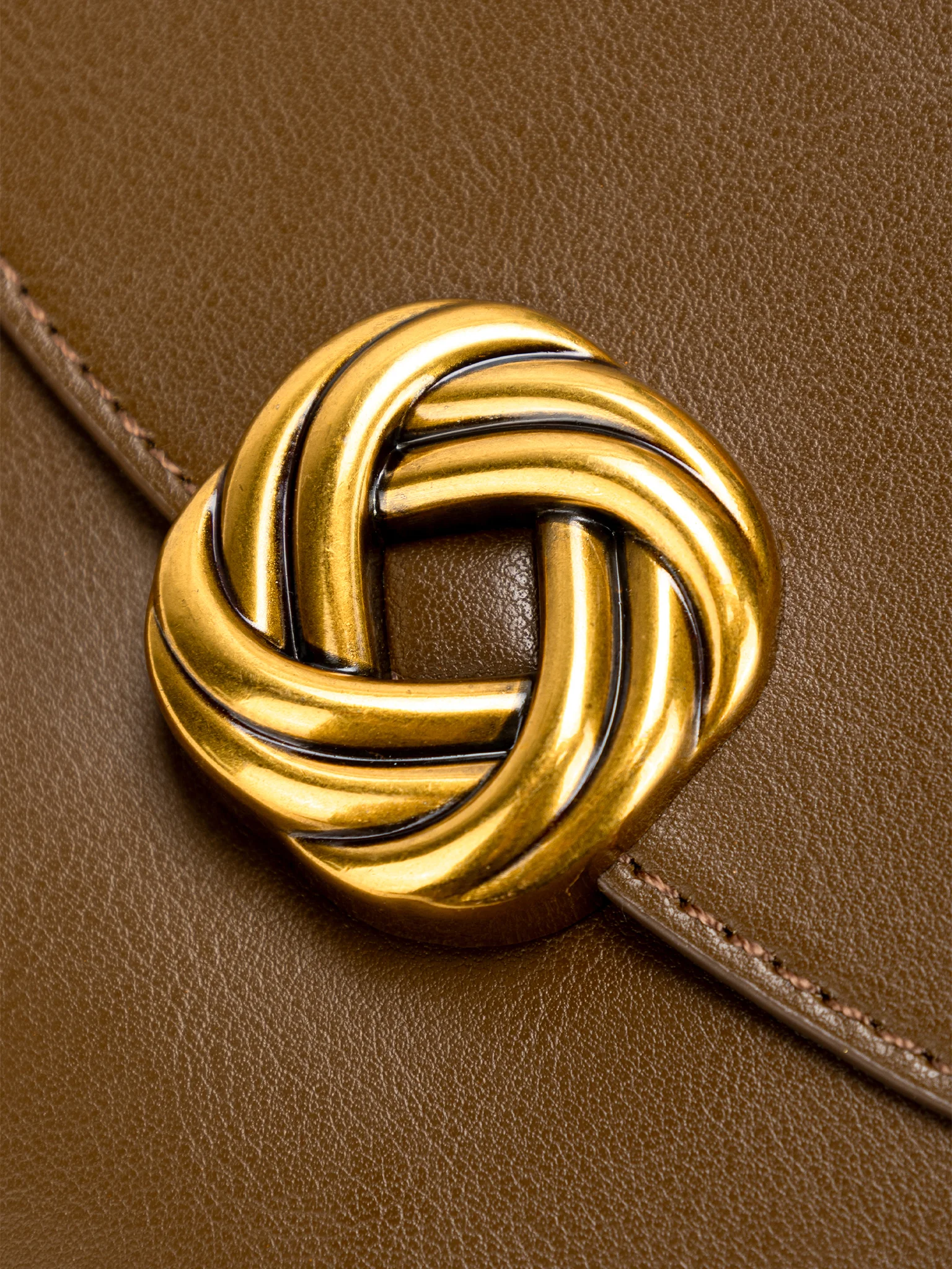 Nobo barna vintage stílusú táska szabályozható vállpánttal - Image 2