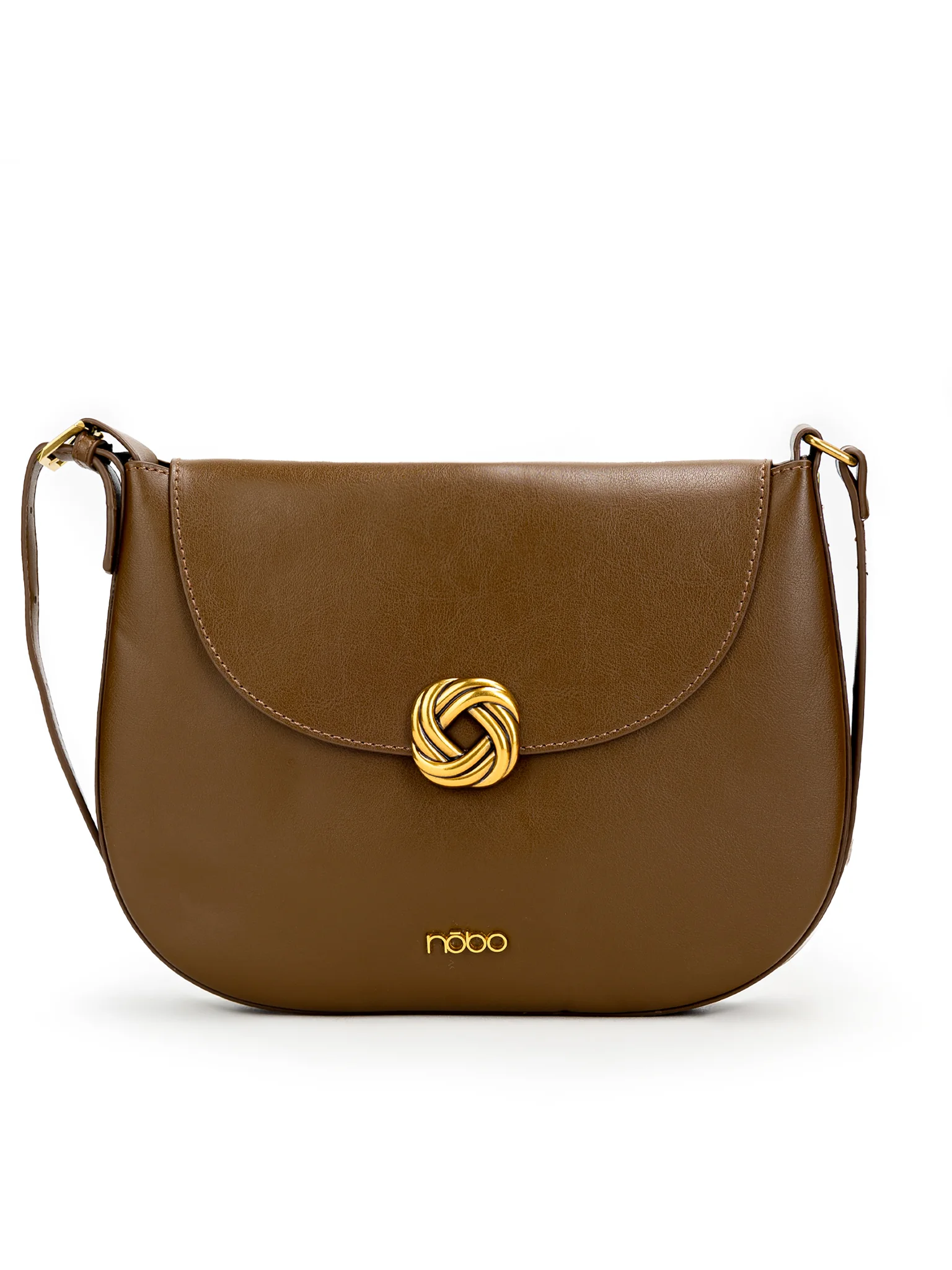 Nobo barna vintage stílusú táska szabályozható vállpánttal