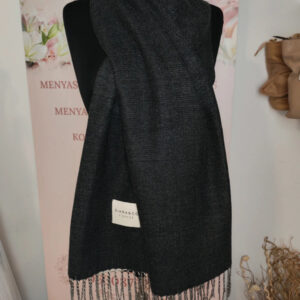 Diana&Co fekete, nagy méretű sál